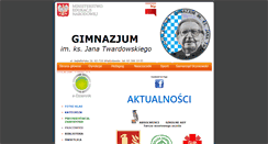 Desktop Screenshot of gimnazjum.wladyslawow.pl